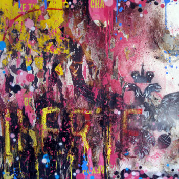 Malerei mit dem Titel "FREEDOM" von Carlo Inglese, Original-Kunstwerk, Sprühfarbe