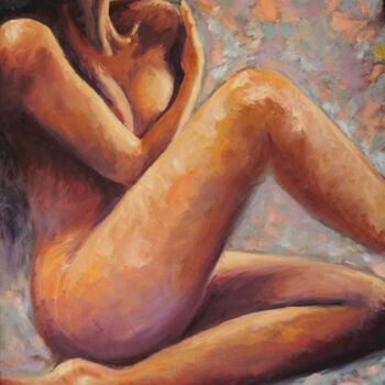 Painting titled "Narciso (deseo)" by Carlos Antolin, Original Artwork, Oil