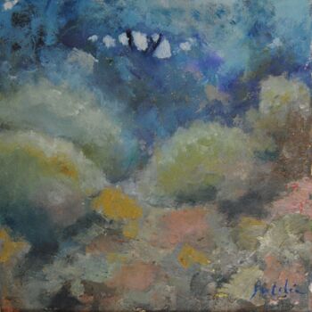 Картина под названием "el bosque 1" - Carlos Antolin, Подлинное произведение искусства, Масло