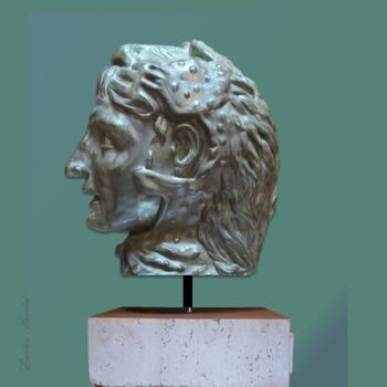 Escultura titulada "Alejandro Magno" por Carlos Arrabal, Obra de arte original, Bronce