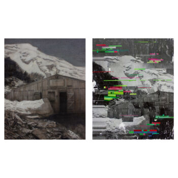 제목이 "Mont-Blanc. Julio 1…"인 미술작품 Carlos Asensio로, 원작, 기름
