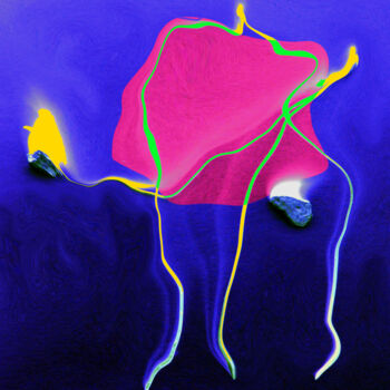 Digitale Kunst mit dem Titel "Altazor 02" von Carlos Canet Fortea, Original-Kunstwerk, Digitale Malerei