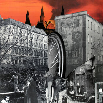 Collages titled "The Time Has Come" by Carlos Canet Fortea, Original Artwork, Digital Print