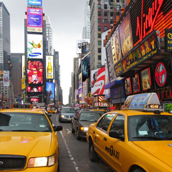 Photographie intitulée "Times Square" par Carlos Canet Fortea, Œuvre d'art originale, Photographie numérique