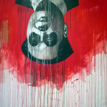 Ζωγραφική με τίτλο "Mao Tse Fue" από Carlos David, Αυθεντικά έργα τέχνης, Ακρυλικό Τοποθετήθηκε στο Ξύλινο φορείο σκελετό