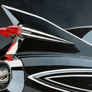 Malerei mit dem Titel "'59's Fleetwood" von Carlos María Ferreira Soto, Original-Kunstwerk, Acryl