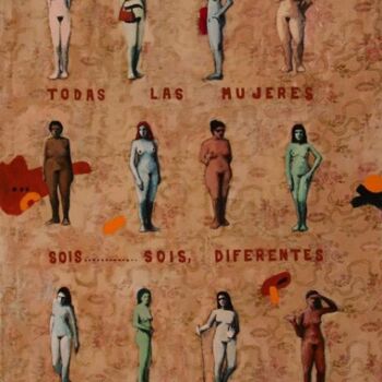 Pintura titulada "Todas las mujeres s…" por Carlos Nadal, Obra de arte original, Oleo