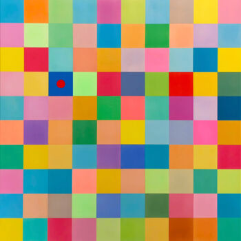 Pittura intitolato "Abstract game 6" da Carlos Pequito, Opera d'arte originale, Acrilico Montato su Telaio per barella in le…