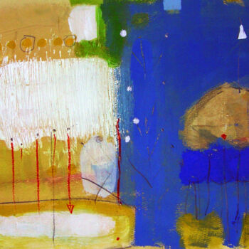 Картина под названием "abstrato 03/2008" - Carlos Yasoshima, Подлинное произведение искусства, Акрил
