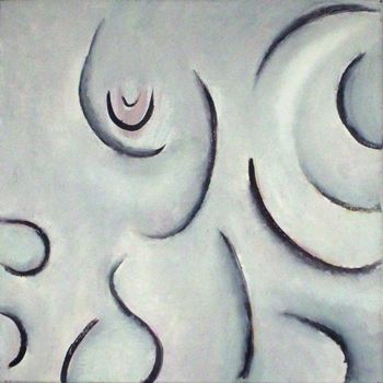 Painting titled "curvas" by Carlos Ardohain, Original Artwork