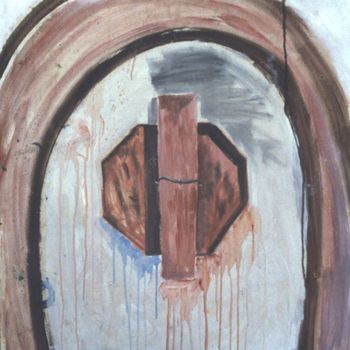 Pintura titulada "buraco tapiado" por Carlos Ardohain, Obra de arte original