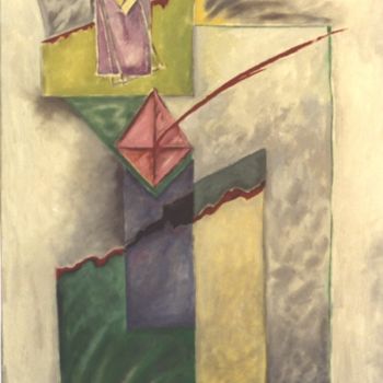 Painting titled "las torres" by Carlos Ardohain, Original Artwork