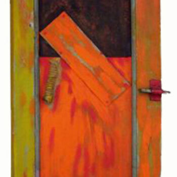 Pittura intitolato "la puerta" da Carlos Ardohain, Opera d'arte originale