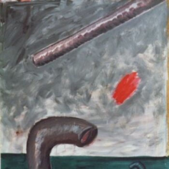Pintura titulada "los cañones de los…" por Carlos Ardohain, Obra de arte original