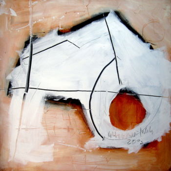 Картина под названием "1" - Carlos Ganhão Calado, Подлинное произведение искусства, Акрил Установлен на Деревянная рама для…