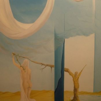 제목이 "“Olhando a Serpente…"인 미술작품 Carlos Godinho로, 원작, 기름