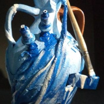 제목이 "Pintar em Azul - "A…"인 미술작품 Carlos Godinho로, 원작, 기름