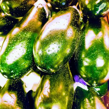 Photography titled "Aubergines (ref.eff…" by Carlos Vieira, Original Artwork, Non Manipulated Photography