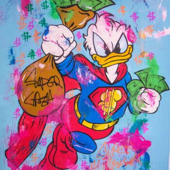 Ζωγραφική με τίτλο "Super Cash ft. Dona…" από Carlos Pun, Αυθεντικά έργα τέχνης, Ακρυλικό