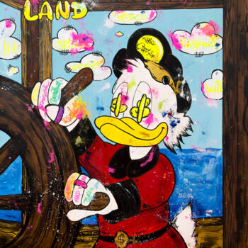 "Scrooge Mc Duck in…" başlıklı Tablo Carlos Pun tarafından, Orijinal sanat, Akrilik
