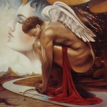 Ζωγραφική με τίτλο "Cupido.jpg" από Carlos Queiroz, Αυθεντικά έργα τέχνης