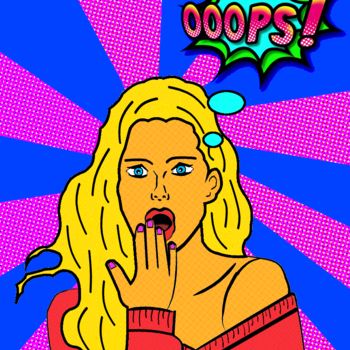 Painting titled "OOOOOOPS!" by Carlos Zayan, Original Artwork, Digital Painting