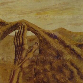Malerei mit dem Titel "Cultura sommersa –…" von Carmelo Di Bella (1945-2003), Original-Kunstwerk, Öl