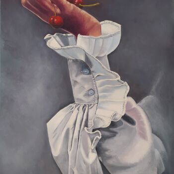 Peinture intitulée "HISTOIRE DE MANCHE" par Carmen Berluti, Œuvre d'art originale, Huile
