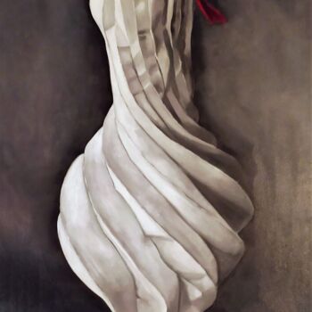 Картина под названием "HAUTE COUTURE" - Carmen Berluti, Подлинное произведение искусства, Масло