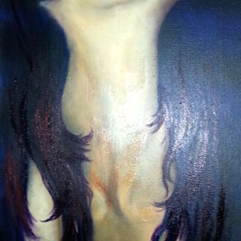 Painting titled "Cou de Femme" by Carmen Berluti, Original Artwork, Acrylic