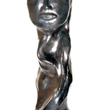 Skulptur mit dem Titel "Die Inspirierende" von Carmen Coduri, Original-Kunstwerk, Ton