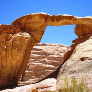 Fotografía titulada "Desierto de Jordania" por Carmen G. Junyent, Obra de arte original