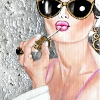 Pintura titulada "BUENOS DÍAS CON GLA…" por Carmen G. Junyent, Obra de arte original, Acrílico