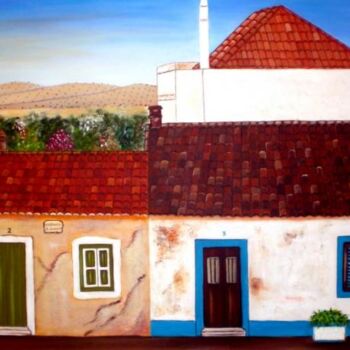 Peinture intitulée "ALGARVE - PORTUGAL…" par Carmen G. Junyent, Œuvre d'art originale, Acrylique