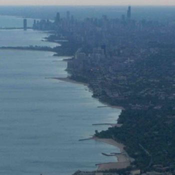 Photography titled "Chicago Shoreline" by Carmen Dragone, Original Artwork