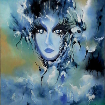 Schilderij getiteld "Depth in Venus" door Carmen Fine Art, Origineel Kunstwerk, Olie