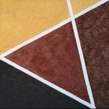 Schilderij getiteld "Geometrismo Cromati…" door Carmen Spigno, Origineel Kunstwerk