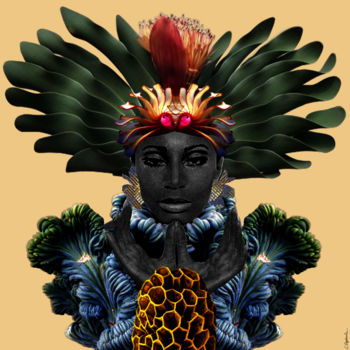 Digital Arts titled "Demeter" by Carol Oyekunle, Original Artwork, 2D Digital Work