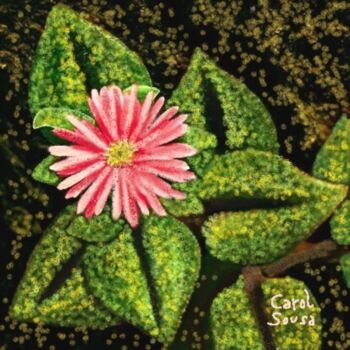 Digital Arts titled "Flor silvestre" by Carol Sousa Cuello, Original Artwork, Digital Painting