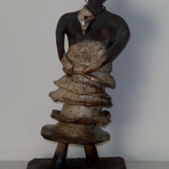 雕塑 标题为“Africaine” 由Carol Bacque, 原创艺术品