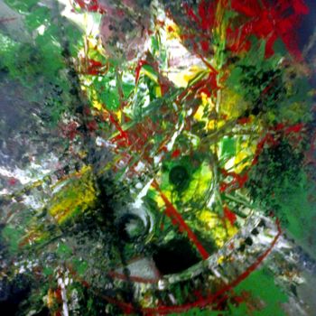 Pittura intitolato "éclatements" da Carole Bouteiller, Opera d'arte originale, Acrilico