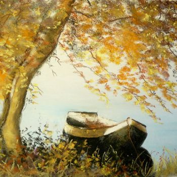 Painting titled "Pastel sec" by Carole Closkin, Original Artwork, Pastel