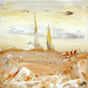 Peinture intitulée "A Mer Tume" par Carole Framezelle Descalis-Sabran, Œuvre d'art originale, Acrylique