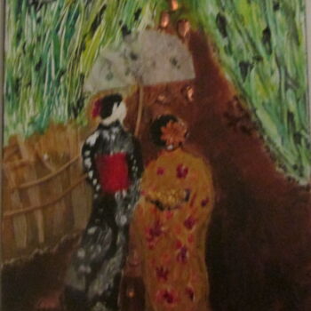 Pittura intitolato "Balade paisible" da Carole Martinache, Opera d'arte originale, Acrilico