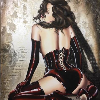 Painting titled "Pin up" by Carole Assié, Original Artwork, Acrylic