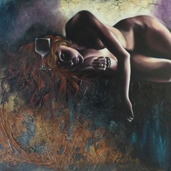 Pintura intitulada "Femme" por Carole Assié, Obras de arte originais, Óleo