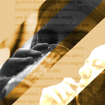 Цифровое искусство под названием "Três e cinco da man…" - Carolina Vigna, Подлинное произведение искусства, Цифровой коллаж