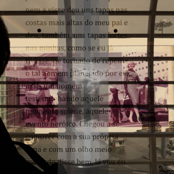 Arte digitale intitolato "Lá vou eu" da Carolina Vigna, Opera d'arte originale, Collage digitale