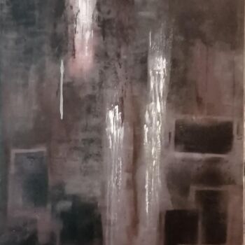 Картина под названием "Nocturne" - Caroline Colomina, Подлинное произведение искусства, Акрил Установлен на Деревянная рама…