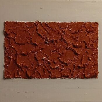 Картина под названием "Terracotta" - Caroline Colomina, Подлинное произведение искусства, Акрил Установлен на Деревянная рам…